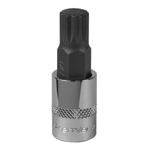 Sealey Spline Socket Bit M12 3/8" Drive (Premier)