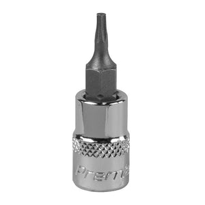 Sealey TRX-Star* Socket Bit T8 1/4" Drive (Premier)