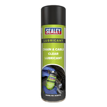 Load image into Gallery viewer, Sealey Chain &amp; Cable Clear Lubricant 500ml
