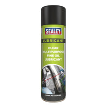 Load image into Gallery viewer, Sealey Clear Fine Oil Lubricant Multipurpose 500ml

