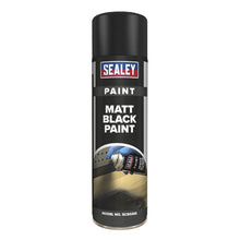 Load image into Gallery viewer, Sealey Black Matt Paint 500ml
