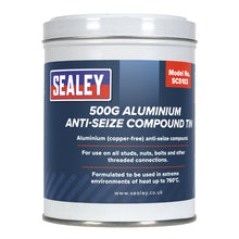 Load image into Gallery viewer, Sealey Aluminium Anti-Seize Compound 500g Tin
