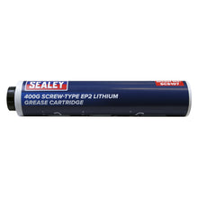 Load image into Gallery viewer, Sealey Screw-Type EP2 Lithium Grease Cartridge 400g
