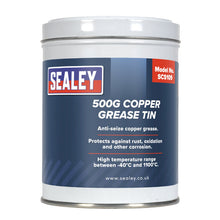 Load image into Gallery viewer, Sealey Copper Grease 500g Tin
