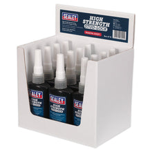 Load image into Gallery viewer, Sealey Stud Lock High Strength 50ml - Pack of 12
