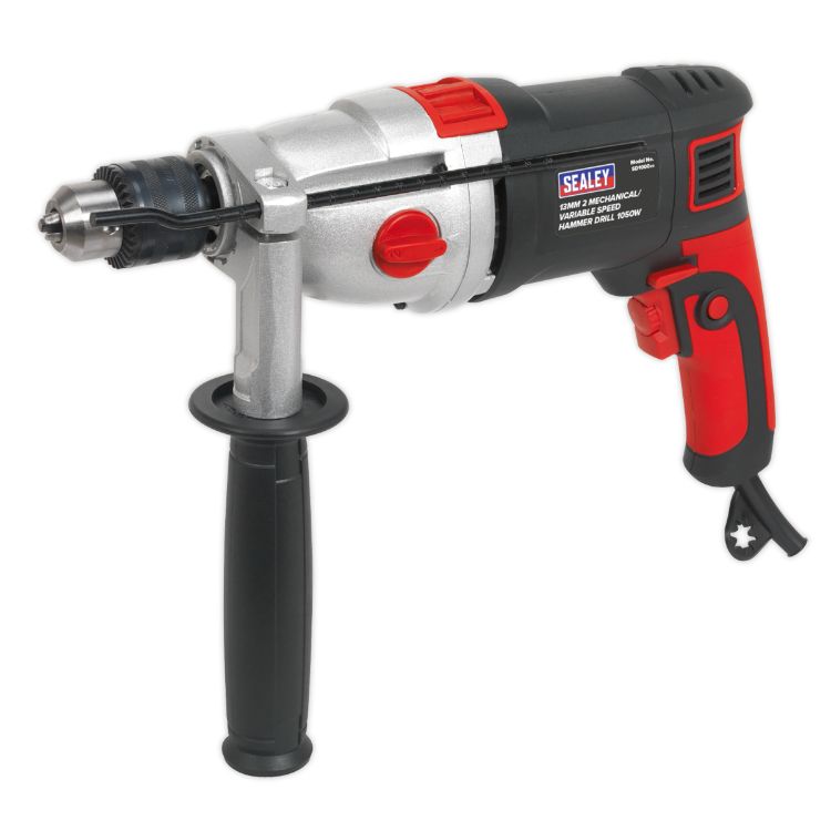 Sealey Hammer Drill 13mm 2 Mechanical/Variable Speed 1050W/230V