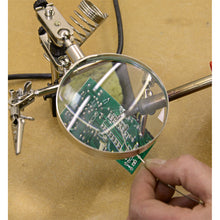 Load image into Gallery viewer, Sealey Mini Robot Soldering Stand, Magnifier &amp; Iron Holder

