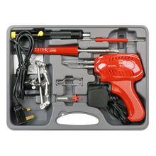 Load image into Gallery viewer, Sealey Soldering Gun/Iron Kit 8pc 230V
