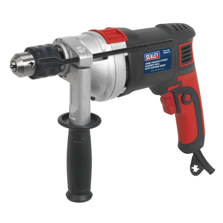 Sealey Hammer Drill 13mm Variable Speed, Reverse 850W/230V