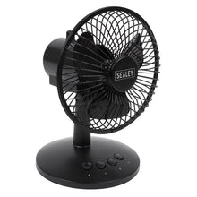 Load image into Gallery viewer, Sealey Oscillating USB Desk Fan 3-Speed 6"
