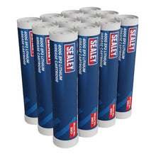 Load image into Gallery viewer, Sealey Grease Cartridge EP2 Lithium 400g - Pack of 12
