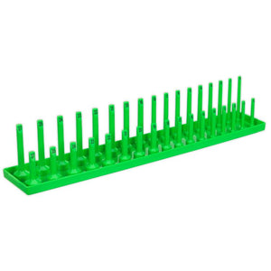 Sealey Socket Holder 1/2" Drive 10-27mm - Hi-Vis Green (Premier)