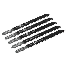 Load image into Gallery viewer, Sealey Jigsaw Blade 100mm - General Wood  8tpi - Pack of 5
