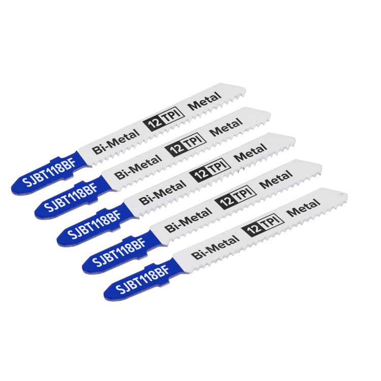 Sealey Jigsaw Blade 75mm - Metal  12tpi - Pack of 5 (SJBT118BF)