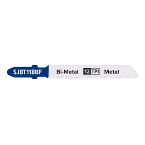Sealey Jigsaw Blade 75mm - Metal  12tpi - Pack of 5 (SJBT118BF)