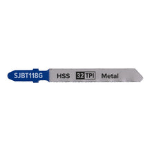 Load image into Gallery viewer, Sealey Jigsaw Blade 75mm - Metal  32tpi - Pack of 5

