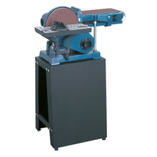 Load image into Gallery viewer, Sealey Belt/Disc Sander Floor Standing 1220 x 150mm/230mm
