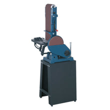 Load image into Gallery viewer, Sealey Belt/Disc Sander Floor Standing 1220 x 150mm/230mm
