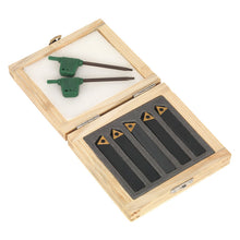 Load image into Gallery viewer, Sealey Indexable 10mm Lathe Turning Tool Set 5pc
