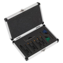 Load image into Gallery viewer, Sealey Indexable 8mm Lathe Turning Tool Set 7pc
