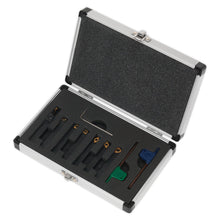 Load image into Gallery viewer, Sealey Indexable 10mm Lathe Turning Tool Set 7pc
