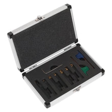 Load image into Gallery viewer, Sealey Indexable 10mm Lathe Turning Tool Set 7pc
