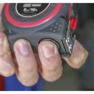 Sealey Heavy-Duty Tape Measure 5M (16ft) (Premier)