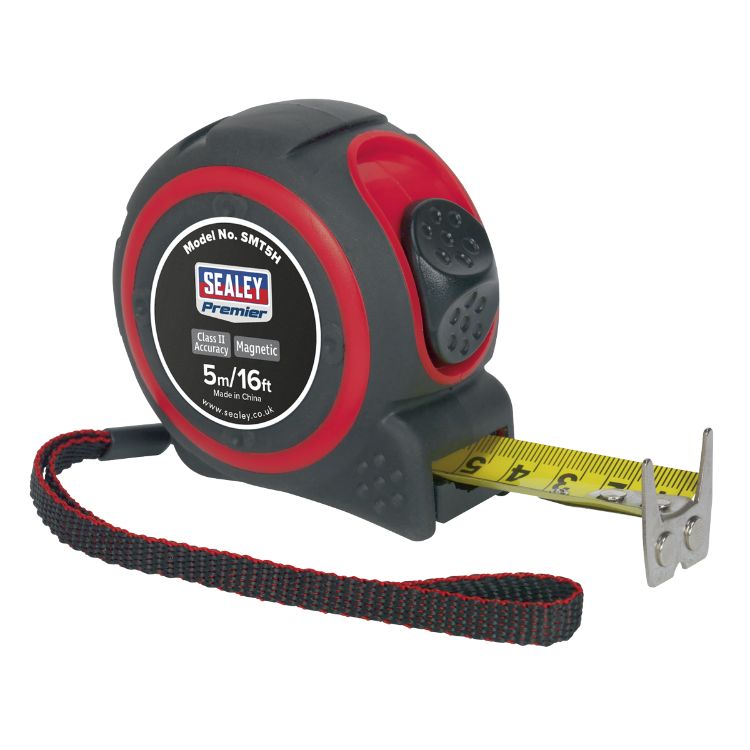 Sealey Heavy-Duty Tape Measure 5M (16ft) (Premier)