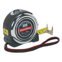 Load image into Gallery viewer, Sealey Professional Tape Measure 5M (16ft) (Premier)

