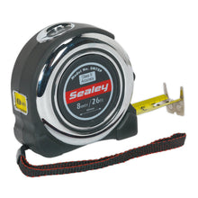 Load image into Gallery viewer, Sealey Professional Tape Measure 8M (26ft) (Premier)
