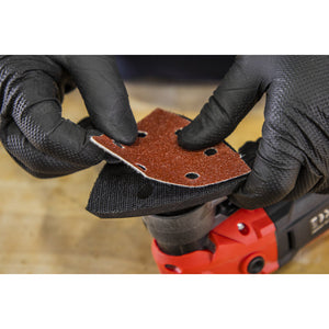 Sealey 9pc Detail Sander - 90mm (3-1/2") Sanding Sheet Set