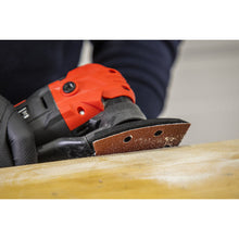 Load image into Gallery viewer, Sealey 9pc Detail Sander - 90mm (3-1/2&quot;) Sanding Sheet Set
