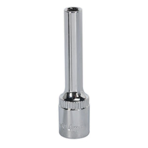 Sealey WallDrive Socket 4mm 1/4" Drive - Deep, Fully Polished (Premier) - 6pt