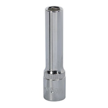 Load image into Gallery viewer, Sealey WallDrive Socket 6mm 1/4&quot; Drive - Deep, Fully Polished (Premier) - 6pt
