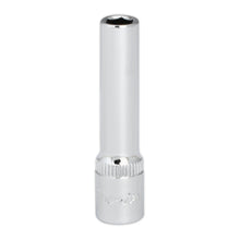 Load image into Gallery viewer, Sealey WallDrive Socket 6mm 1/4&quot; Drive - Deep, Fully Polished (Premier) - 6pt
