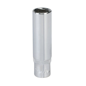 Sealey WallDrive Socket 10mm 1/4" Drive - Deep, Fully Polished (Premier) - 6pt