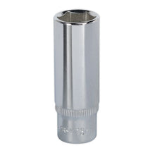 Load image into Gallery viewer, Sealey WallDrive Socket 13mm 1/4&quot; Drive - Deep, Fully Polished (Premier) - 6pt
