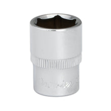 Load image into Gallery viewer, Sealey WallDrive Socket 13mm 1/4&quot; Drive - Fully Polished (Premier) - 6pt
