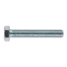 Load image into Gallery viewer, Sealey HT Zinc Setscrew DIN 933 - M12 x 75mm - Grade 8.8 - Pack of 10
