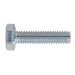 Sealey HT Zinc Setscrew DIN 933 - M4 x 10mm - Grade 8.8 - Pack of 50