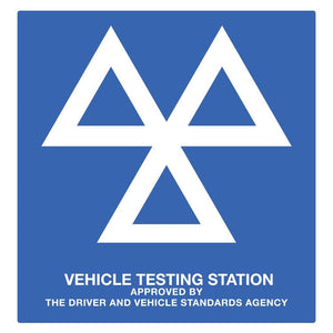 Sealey Warning Safety Sign - MOT Testing Station
