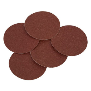 Sealey Sanding Disc 125mm (5") 80Grit Adhesive Backed - Pack of 5