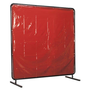 Sealey Workshop Welding Curtain to EN ISO 25980:2014 & Frame 1.8M x 1.75M