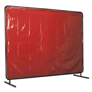 Sealey Workshop Welding Curtain to EN ISO 25980:2014 & Frame 2.4M x 1.75M
