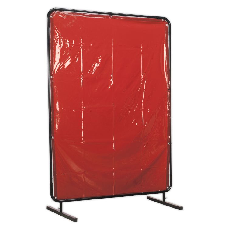 Sealey Workshop Welding Curtain to EN ISO 25980:2014 & Frame 1.3M x 1.75M