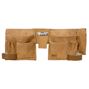 Sealey Double Pouch Leather Tool Belt