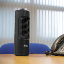 Load image into Gallery viewer, Sealey Oscillating Desk Tower Fan 12" 230V
