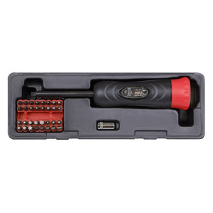 Sealey Torque Screwdriver Set 34pc 2-10Nm 1/4" Sq Drive (Premier)