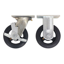 Load image into Gallery viewer, Sealey Castor Wheel Kit for SSB06, SSB07 &amp; STV01
