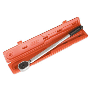Sealey Torque Wrench Micrometer Style 1/2" Sq Drive 40-210Nm(30-155lb.ft) - Calibrated (Premier)
